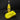 Jarritos pineapple soda bottle with a yellow object on a black background