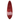 Kicktail cruiser longboard skateboard deck red stained 36 x 10 inch