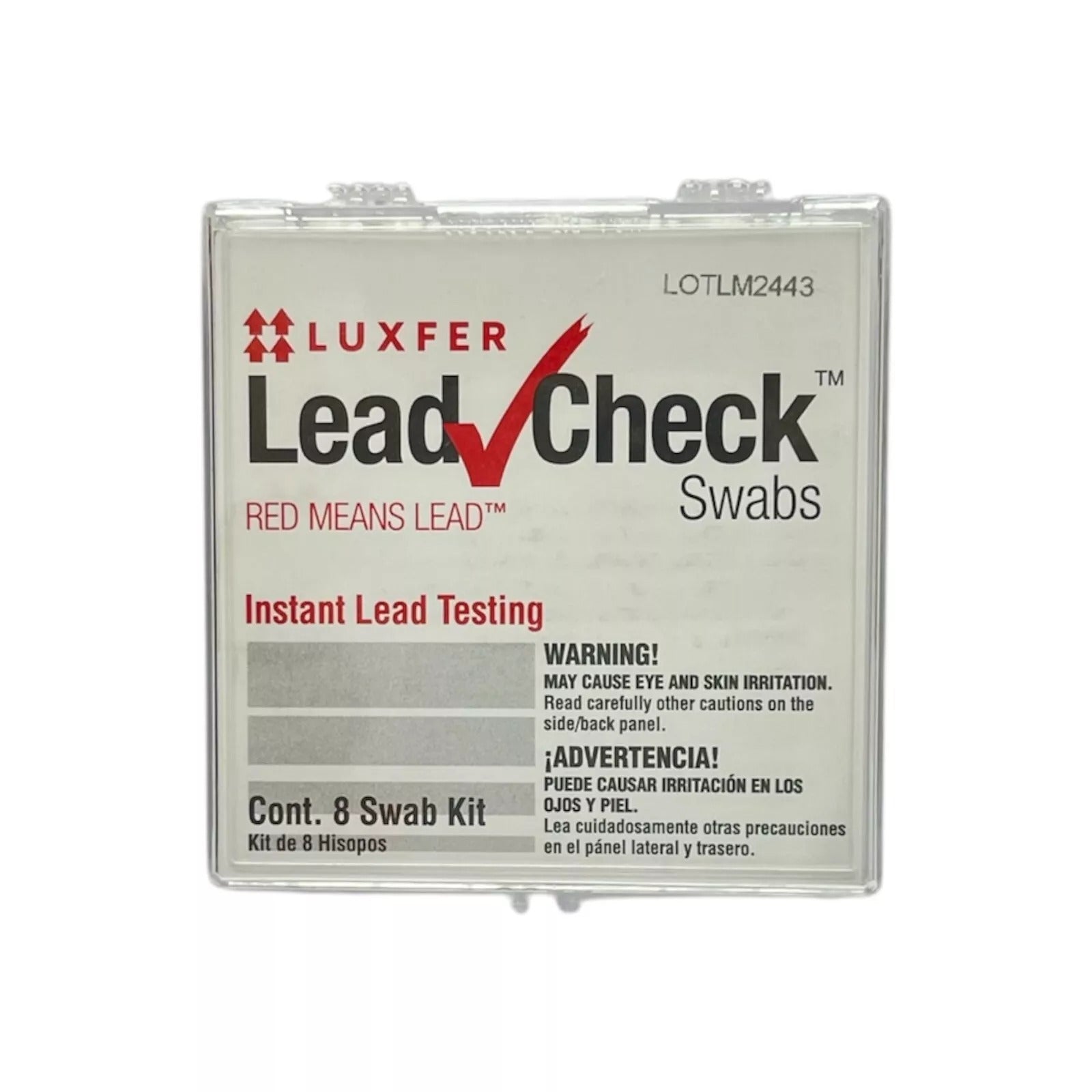 Leadcheck Pen Luxfer LeadCheck Swabs – Instant Lead Test Crystal Case (8 Swabs ...
